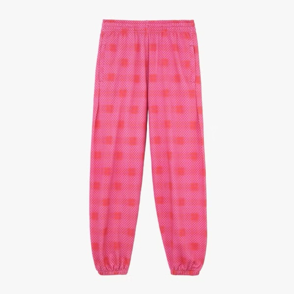 Les Girls Les Boys Loose Fit Track Pant - Pink and Red Patterned Joggers